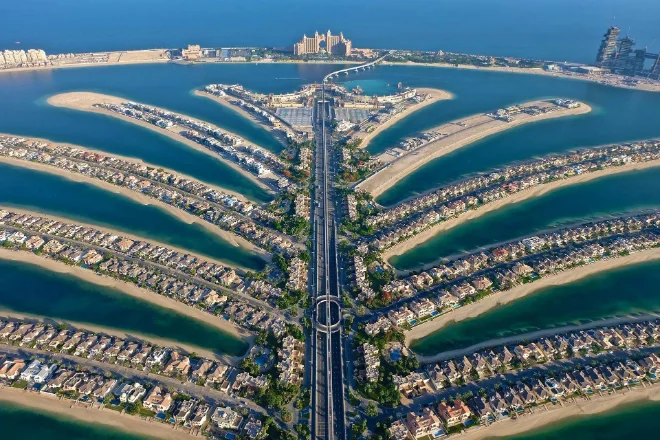 Palm Jumeirah — site or network photo